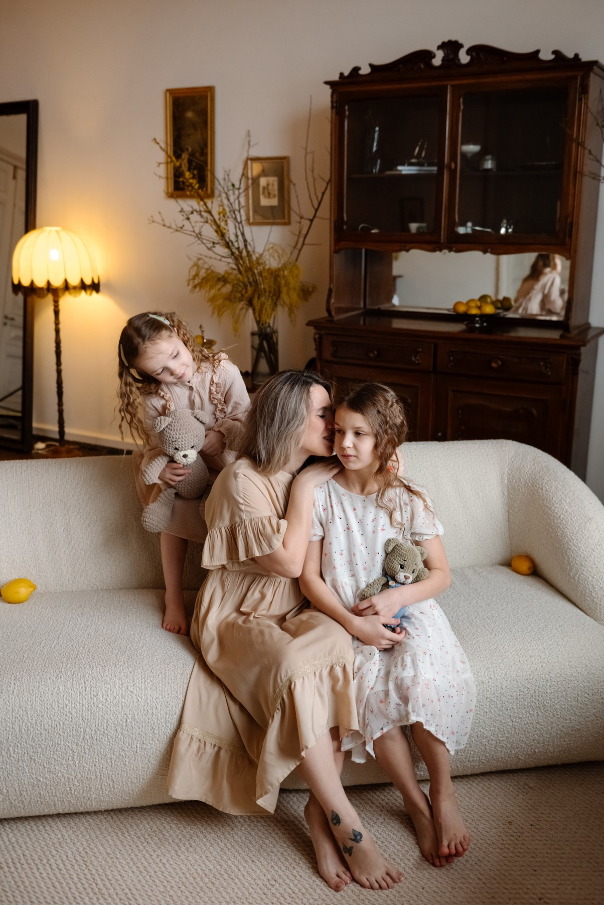 Семейная. Анастасия с дочками. Свадебный и сеейный фотограф в Санкт-Петербурге Елена Худякова