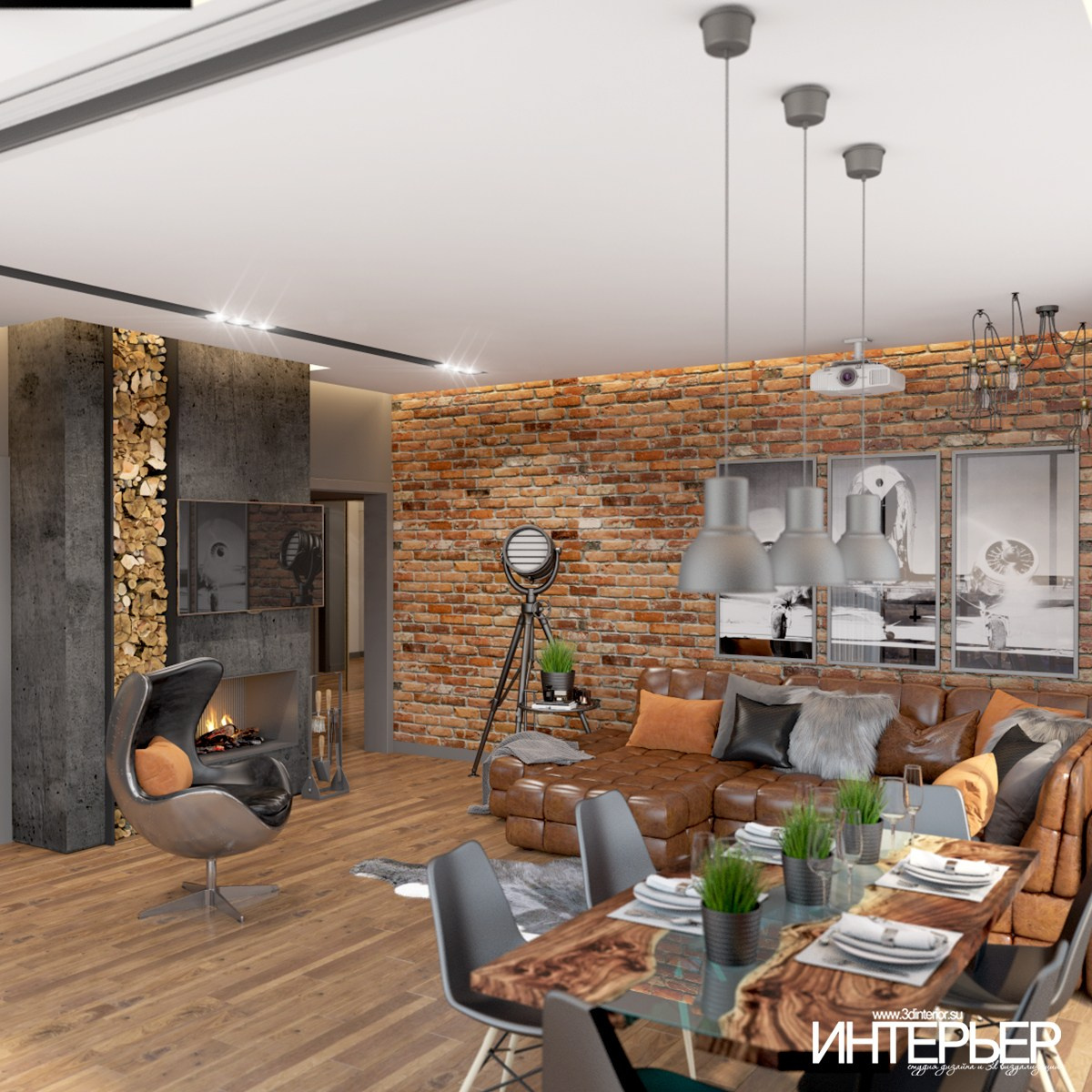 Портфолио. Дизайн интерьера, 3D визуализация и 3D моделирование. Создание проектов и чертежей. КМВ: Кисловодск, Пятигорск, Ессентуки и удаленно