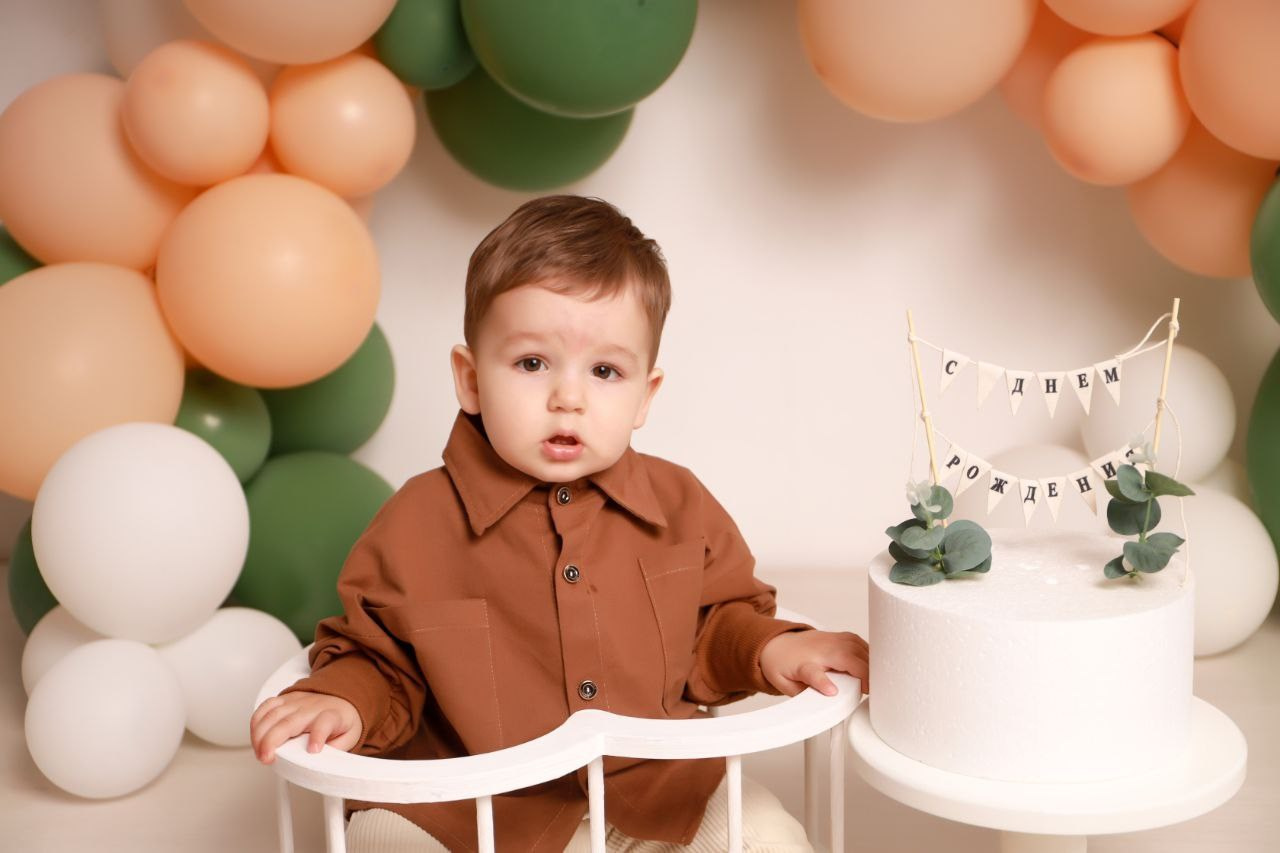 День рождения в студии. Семейный и Детский фотограф в Краснодаре Дарья Насаченко