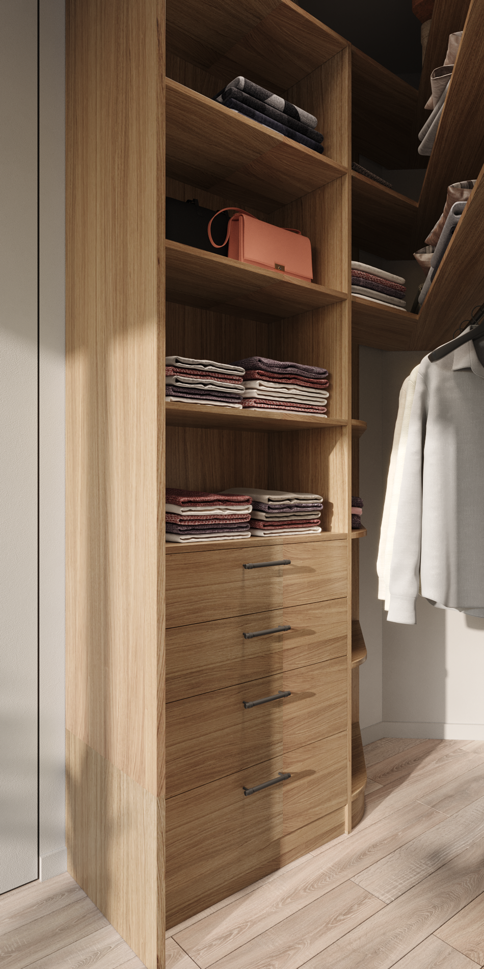 ЖК Виталити, г. Москва. Двухкомнатная квартира в современном стиле. Студия Дизайна интерьера Tsvetdesign. Дизайнер в Санкт-Петербурге