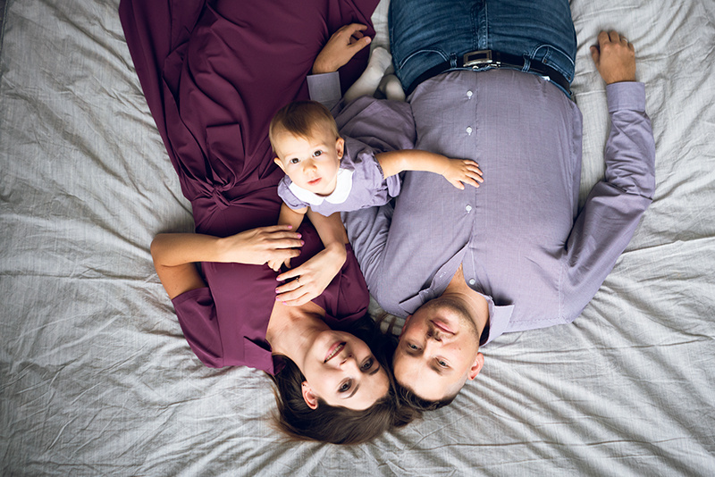 Семейная фотосессия на 1 годик ребенку с родителями в Москве - Анна Бо. Видеограф в Москве Анна Бортникова