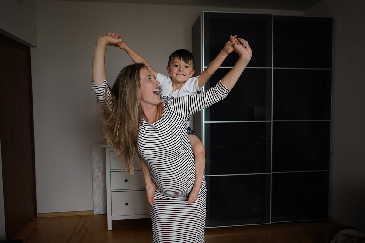 Фотосессия беременной дома - Анн Бортникова. Видеограф в Москве Анна Бортникова