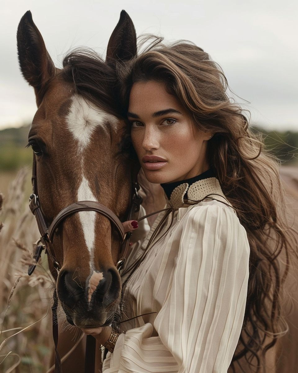 Девушка и лошадь. Фотограф в Екатеринбурге Юлия Ташлыцкая
