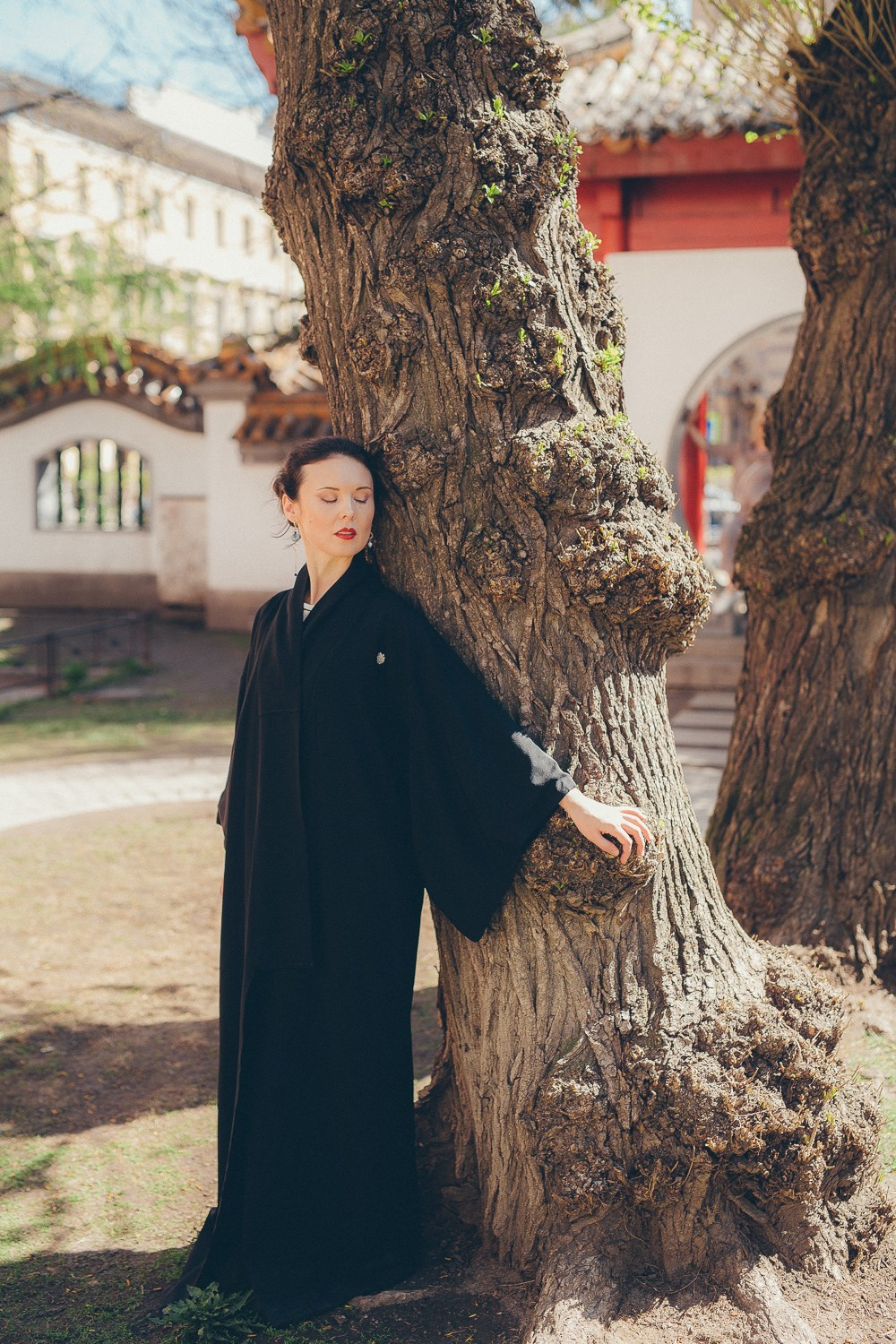 Сакура в саду дружбы. Семейный, портретный и свадебный фотограф в Санкт-Петербурге и Москве