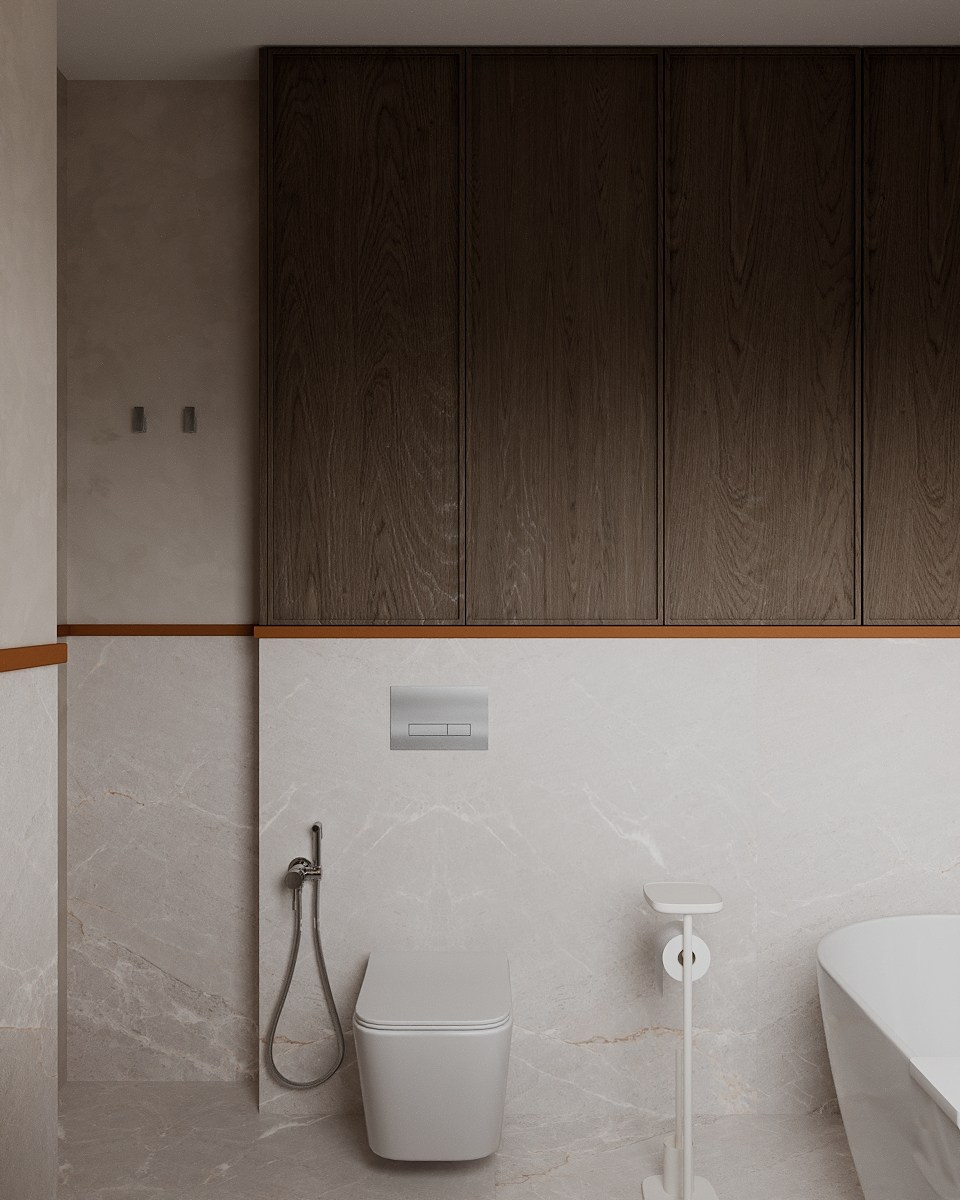 Ванная комната полотенцесушитель. Визуализатор Векшина Елена