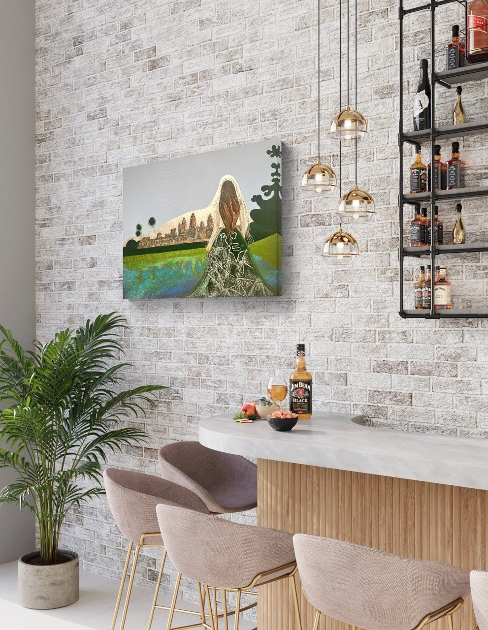 Серия «Волшебница Изумрудного Востока». Картины пейзаж