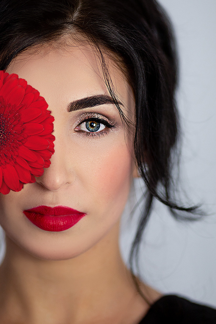 Ledy in red (Парабель, фотостудия). Семейный и детский фотограф София Шарабурко, Томская область
