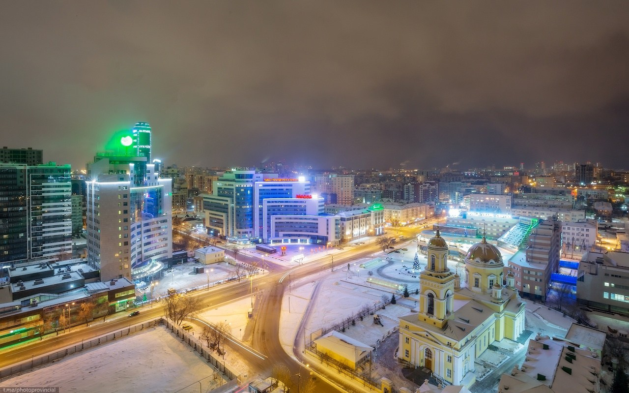 Город с высоты. Фотограф Алексей Зарецкий
