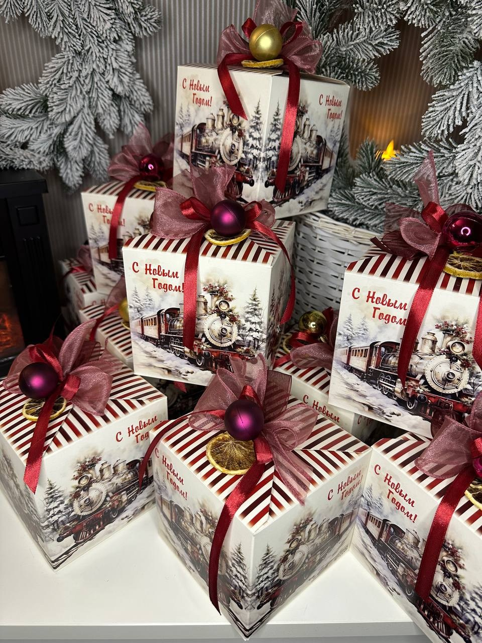 Новогодний презент учителю (2). Студия подарочных наборов «Владия»