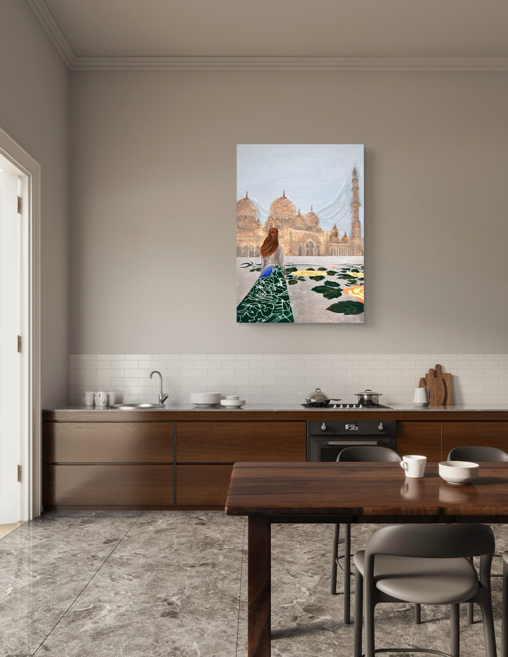 Серия «Волшебница Изумрудного Востока». Картины пейзаж