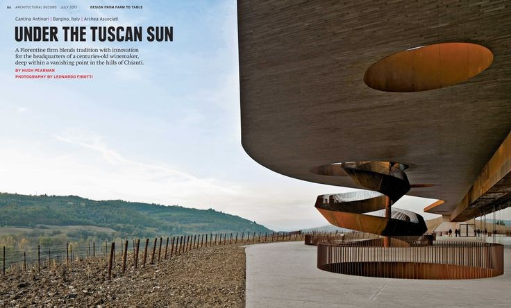 Nuova Cantina Antinori (Италия). Фотограф для маркетплейсов Михаил Бове