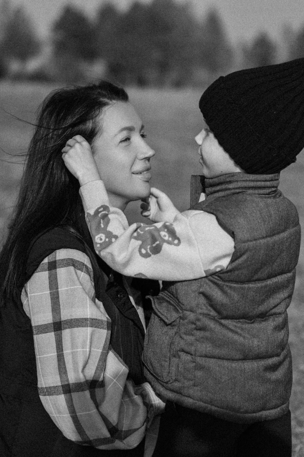 Ольга и сын Макар