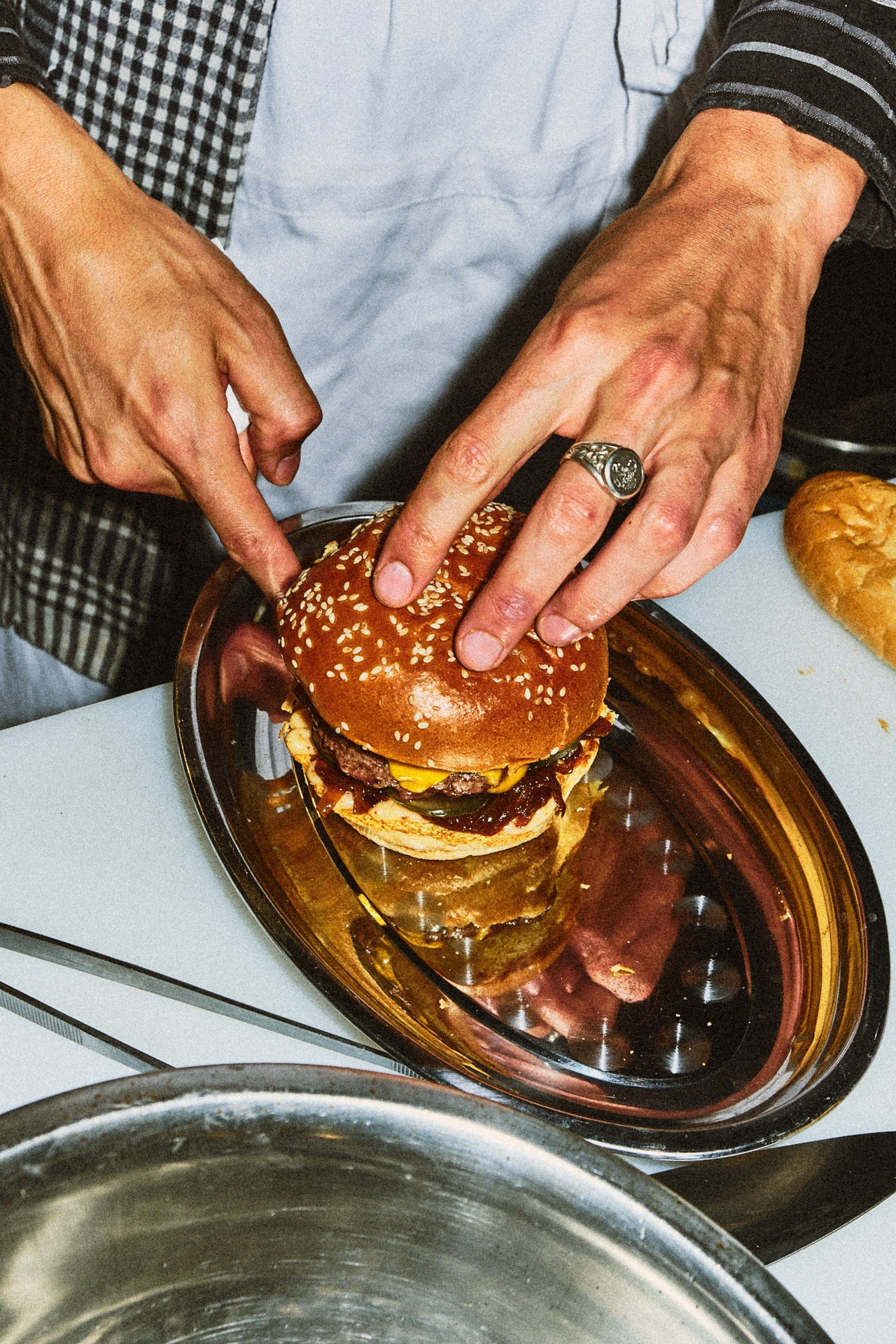 Birja, kitchen and process, content photography in Tbilisi