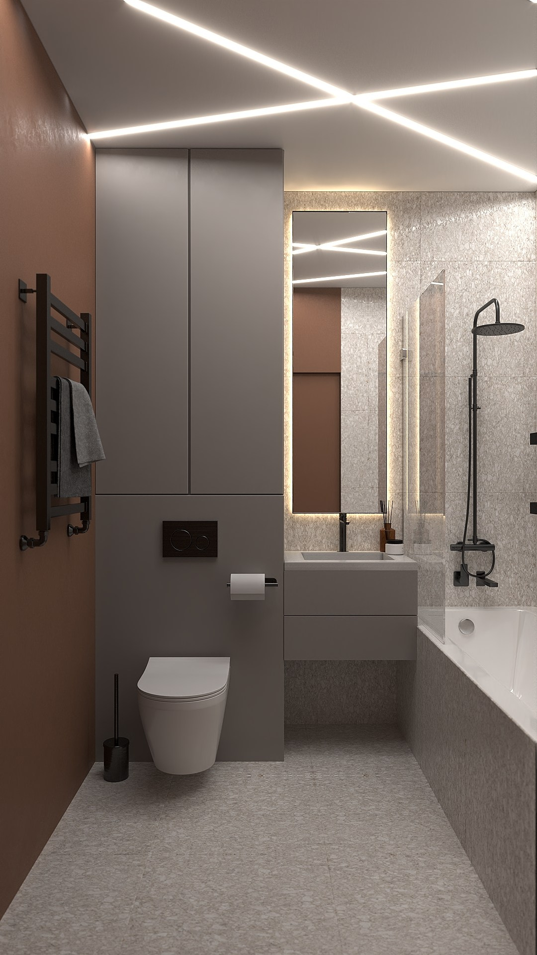 ЖК Хюгге 87 м². БК студия дизайна интерьера