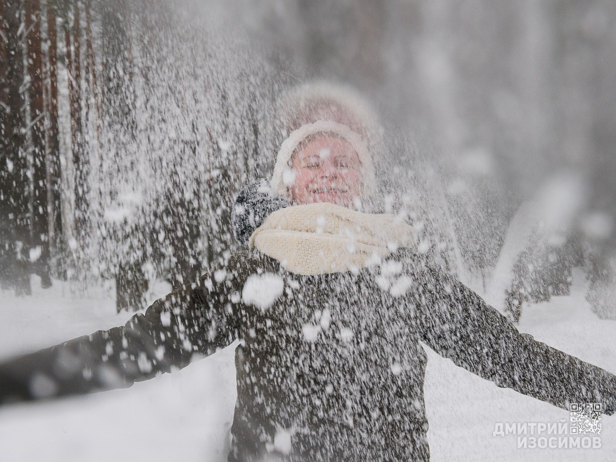 Съёмка в лесу