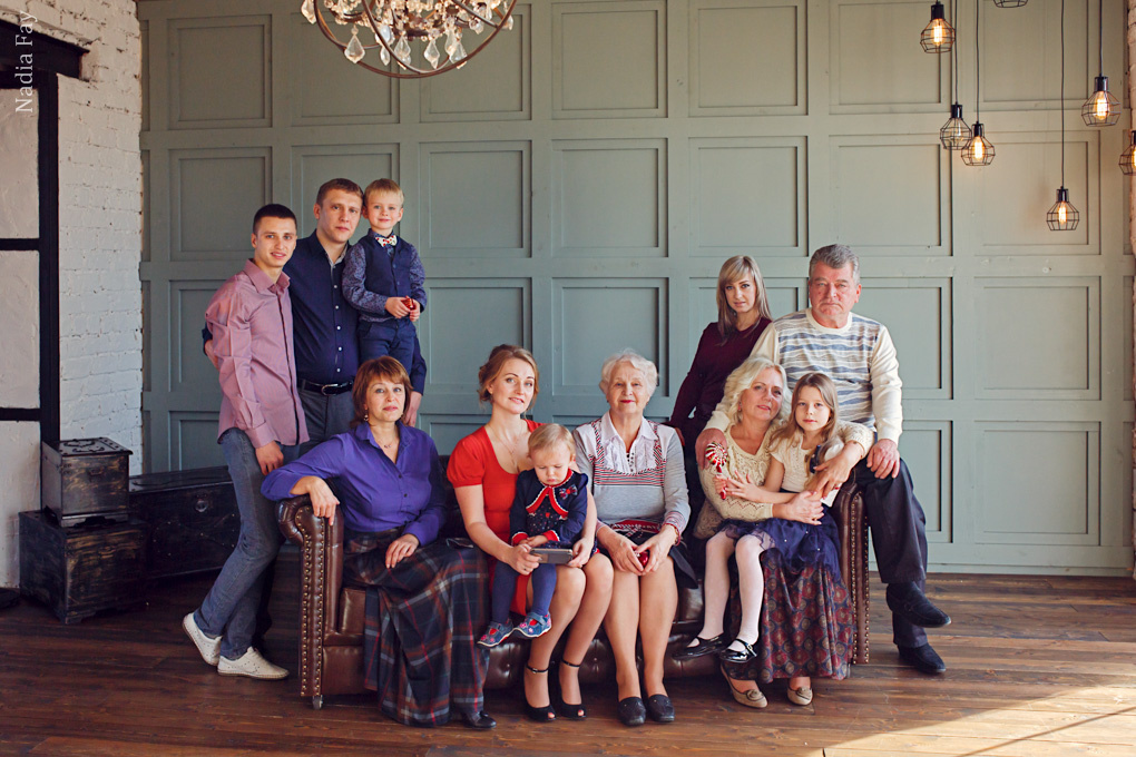 Валя и её большая дружная семья. Nadia Fay