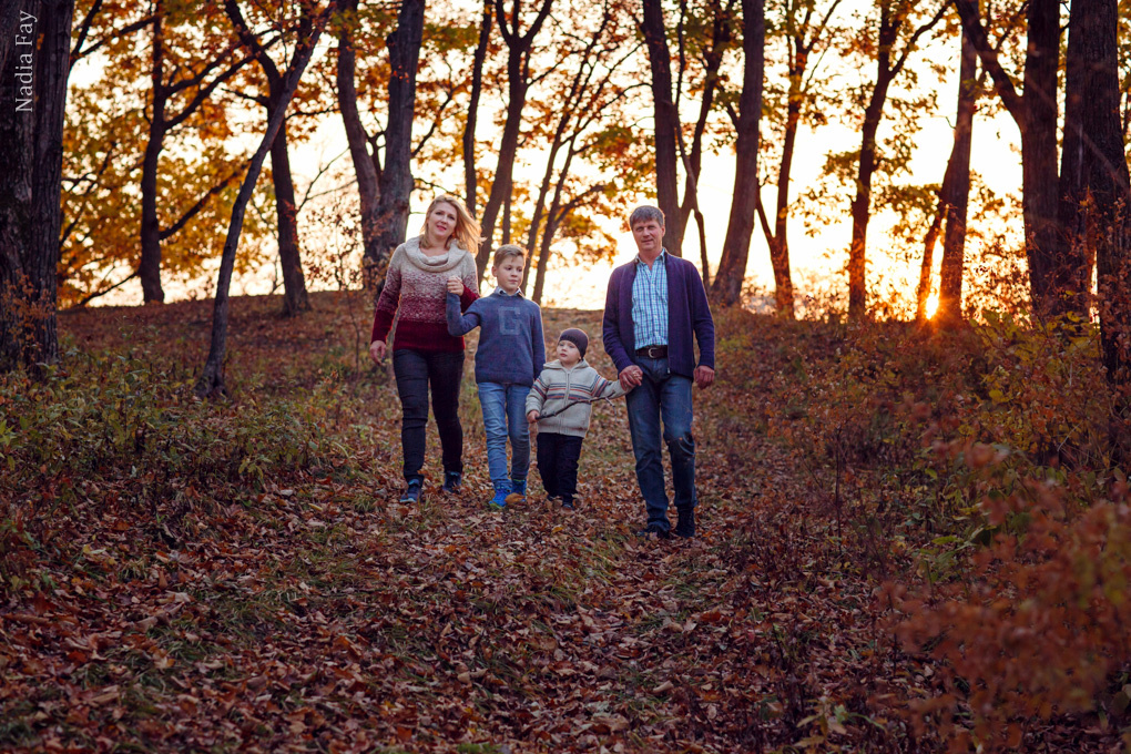 Оксаночка и ее семья (осень). Nadia Fay