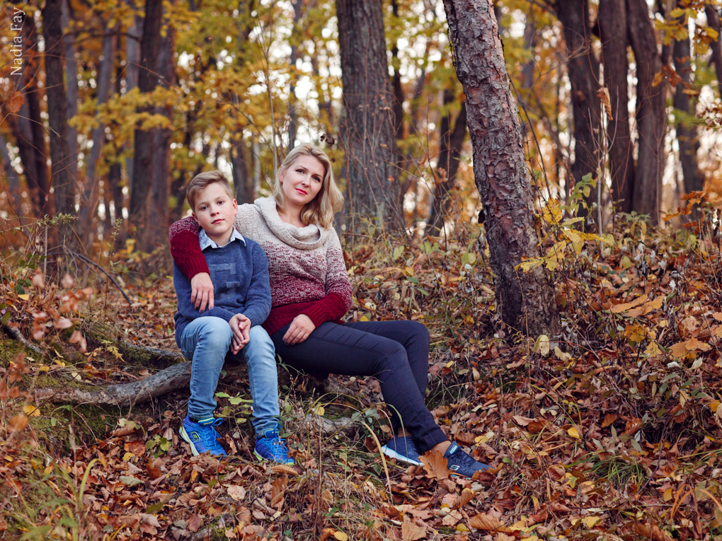 Оксаночка и ее семья (осень). Nadia Fay
