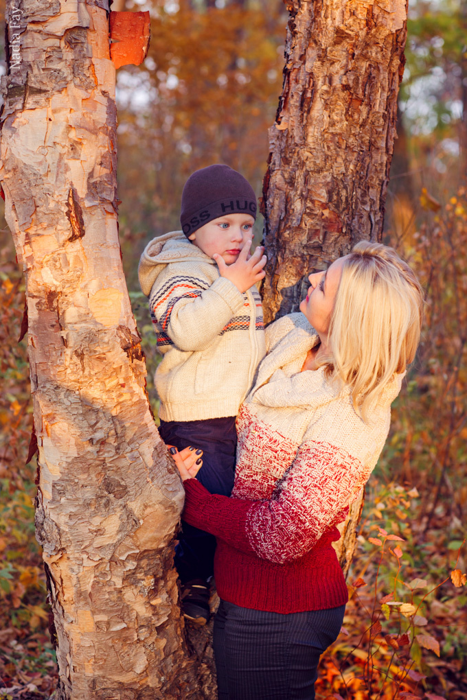 Оксаночка и ее семья (осень). Nadia Fay