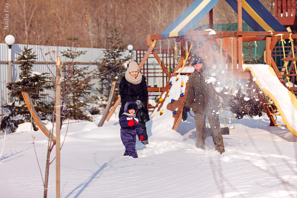 Оксаночка и ее семья (новый год). Nadia Fay