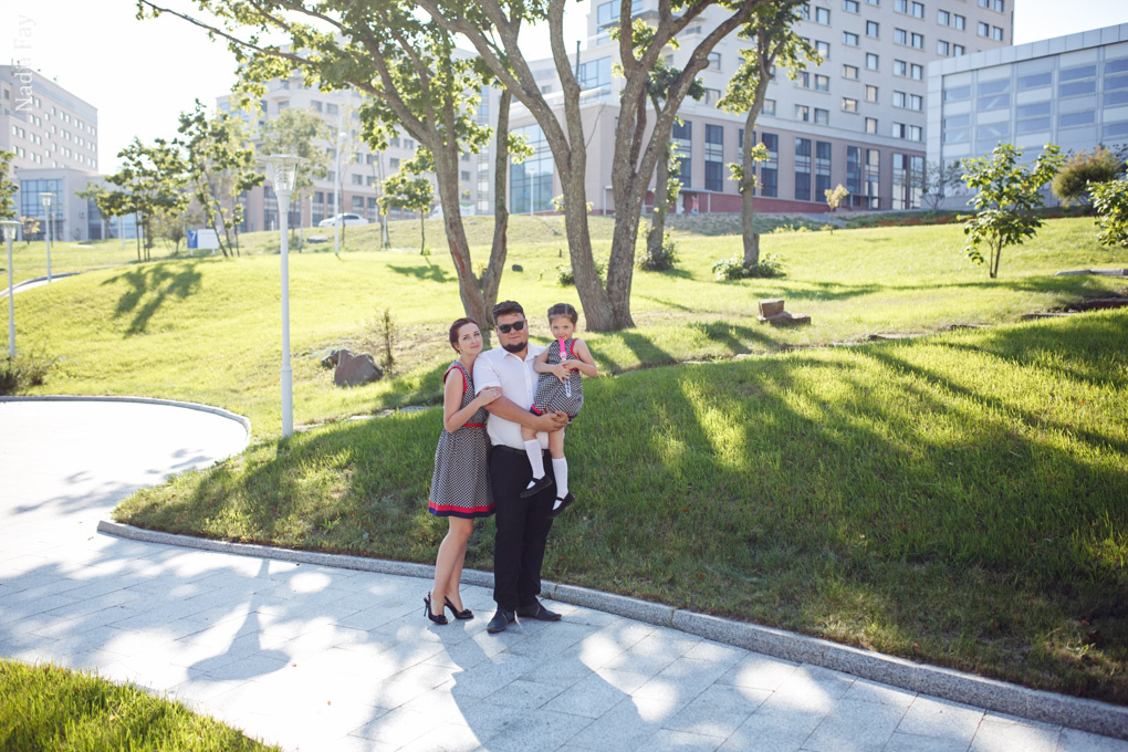 Натешенька и ее семья (набережная ДВФУ). Nadia Fay