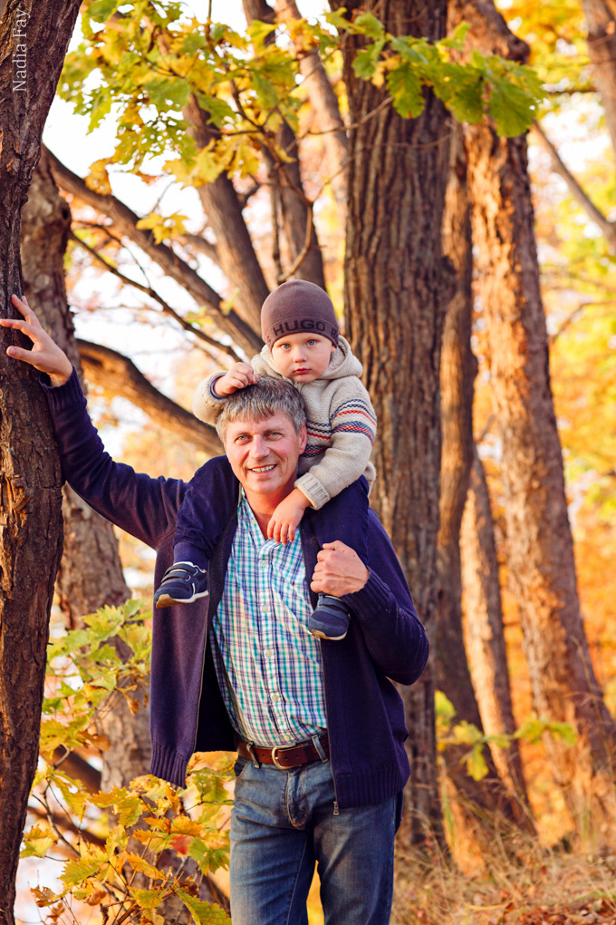 Оксаночка и ее семья (осень). Nadia Fay