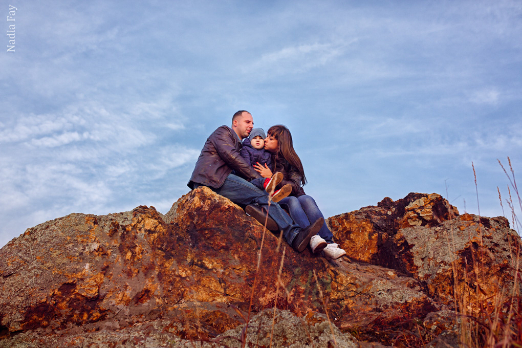 Ирочка, Андрей и Матвейка. Nadia Fay