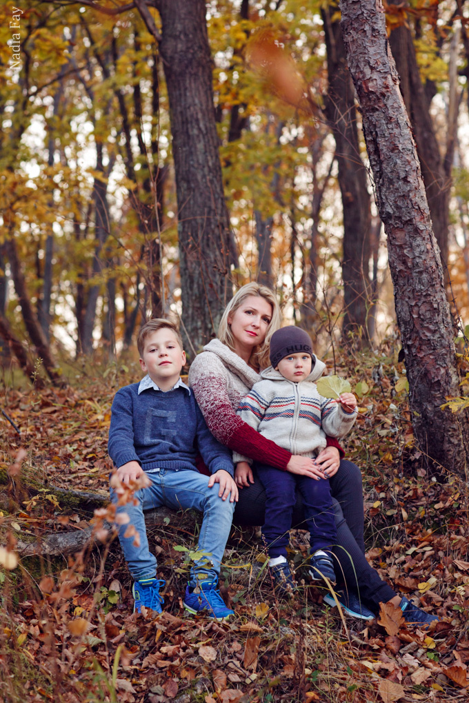 Оксаночка и ее семья (осень). Nadia Fay