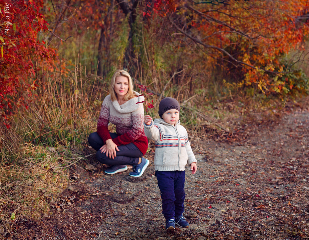 Оксаночка и ее семья (осень). Nadia Fay