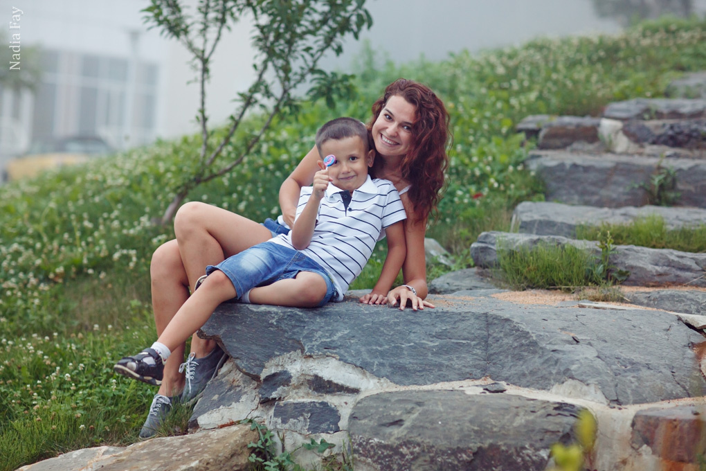 Анютка, Виталя, Кирилл. Nadia Fay