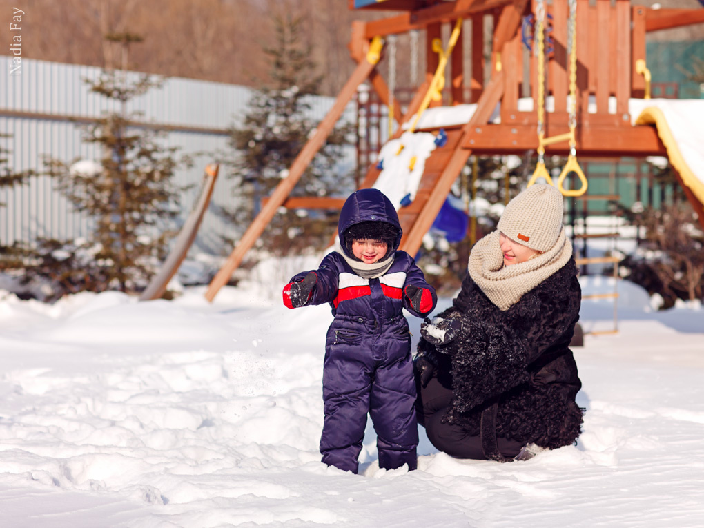 Оксаночка и ее семья (новый год). Nadia Fay