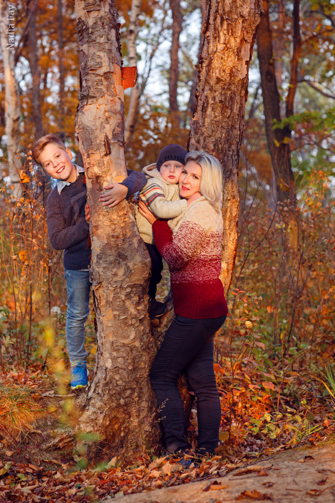 Оксаночка и ее семья (осень). Nadia Fay