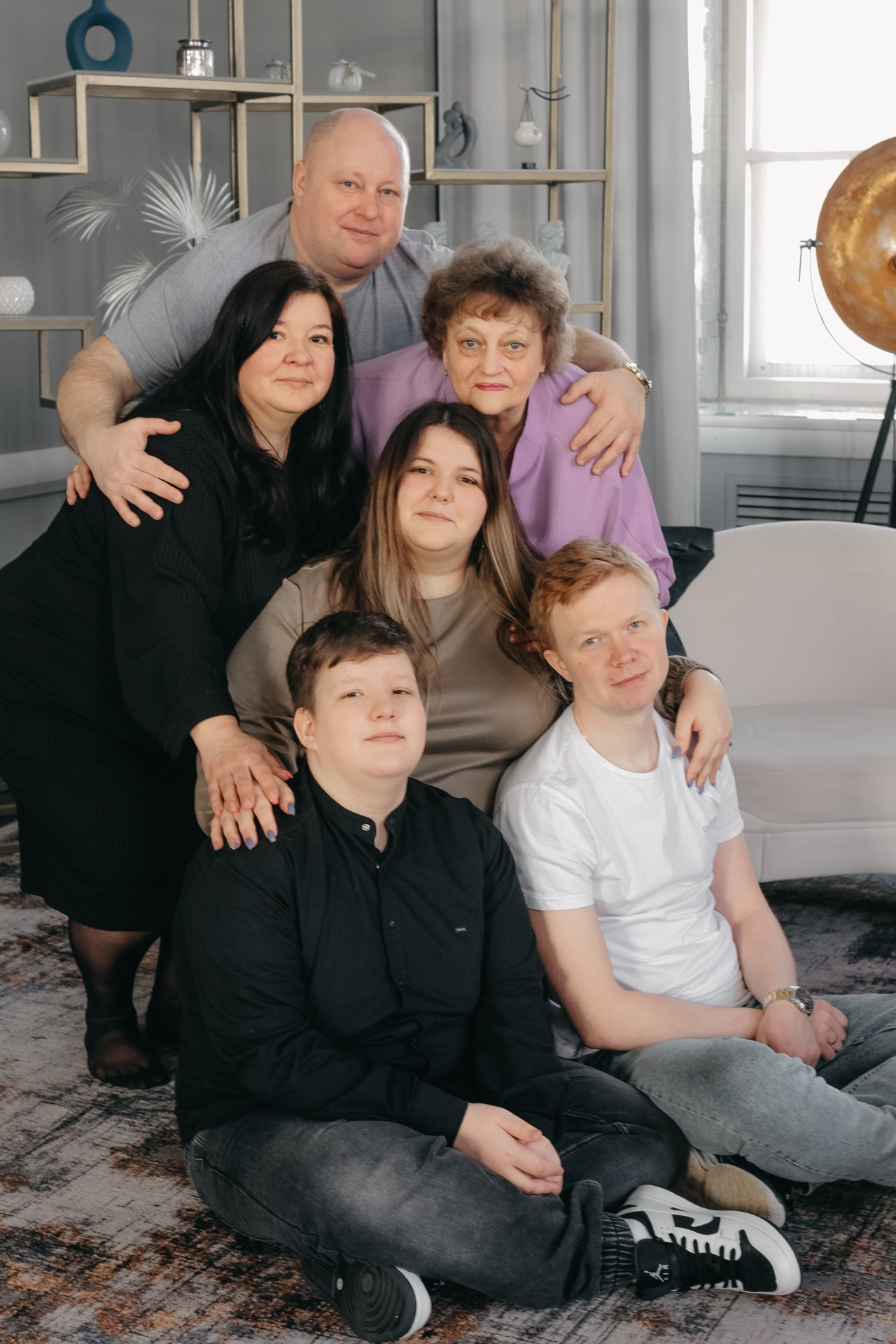 Семья в студии. Свой фотограф Нижний Новгород