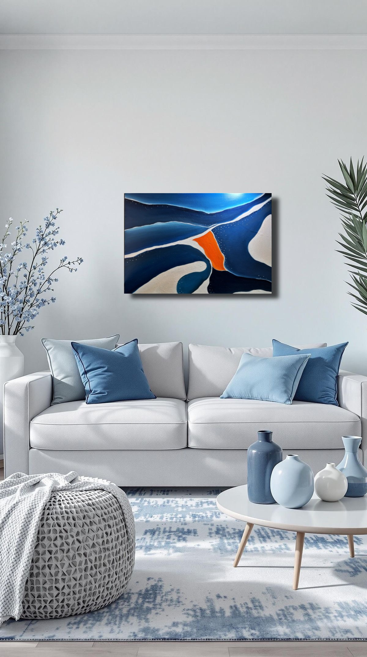 Картина «Галактика Леонель» 50×70. Художник Виктория Руш из Москвы