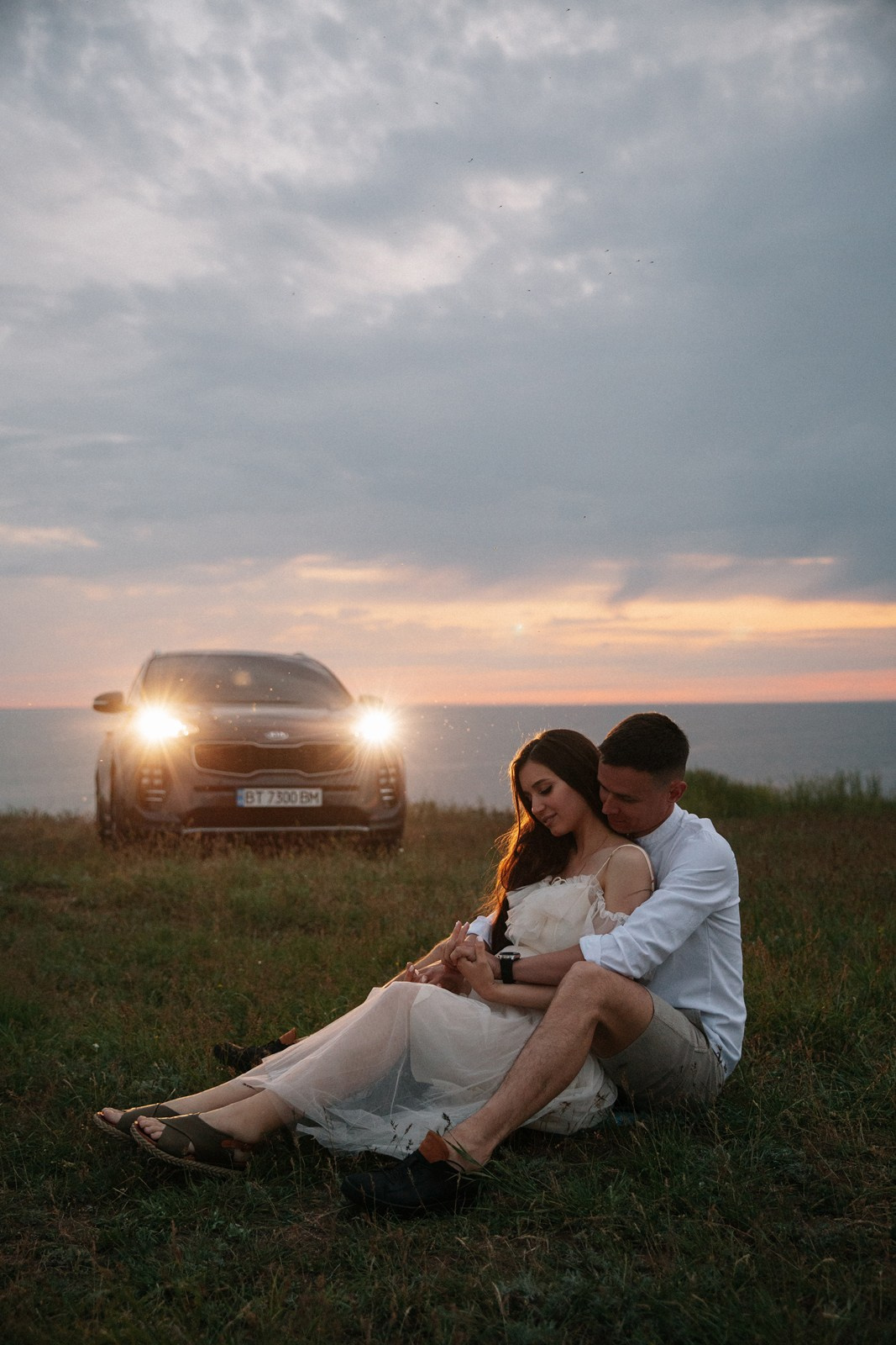 Съемка в ожидании с мужем на закате. Свадебный фотограф и видеограф Краснодар, Ростов, Сочи, Новороссийск