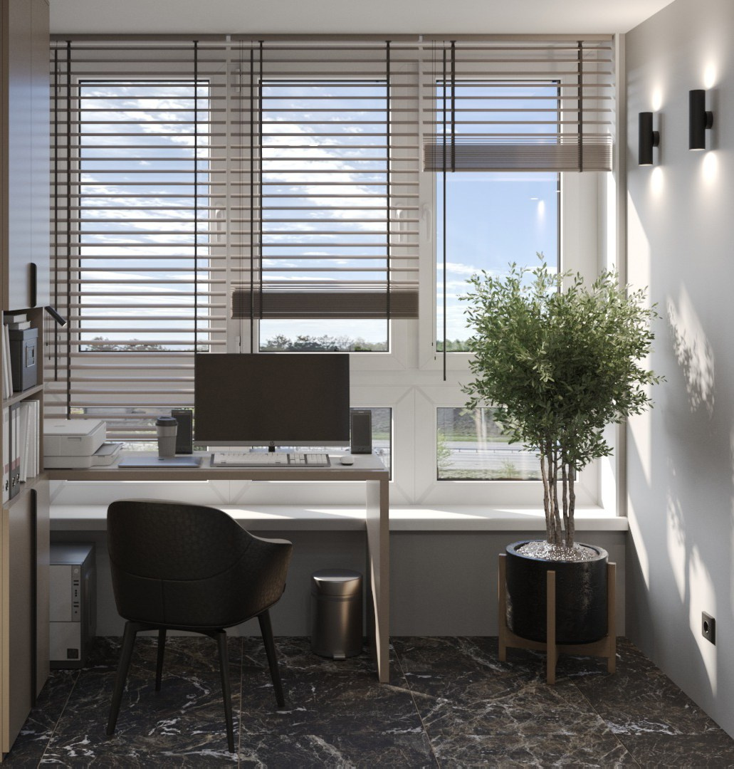 Квартира 54 м² г. Иркутск. ПРОЕКТИРОВАНИЕ ИНТЕРЬЕРОВ И АРХИТЕКТУРНЫХ РЕШЕНИЙ В СТУДИИ SHELOFAST DESIGN