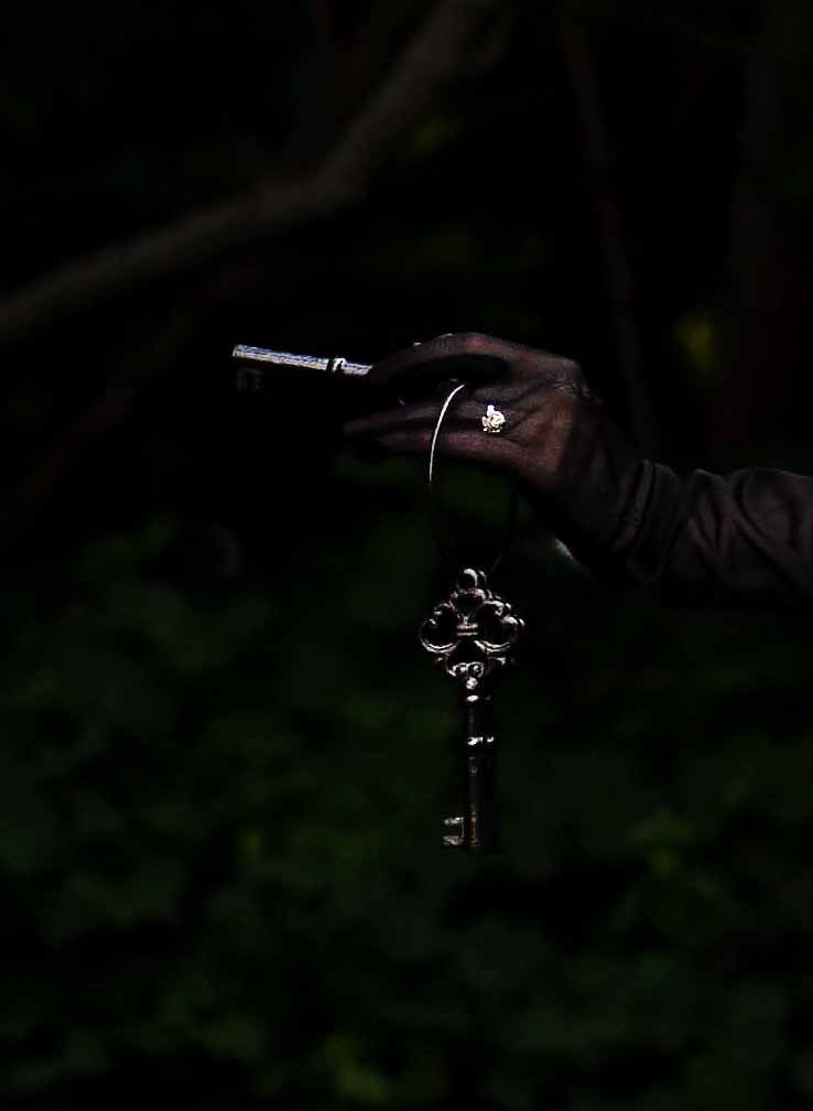 Таинственный сад. Художественная винтажная фотография