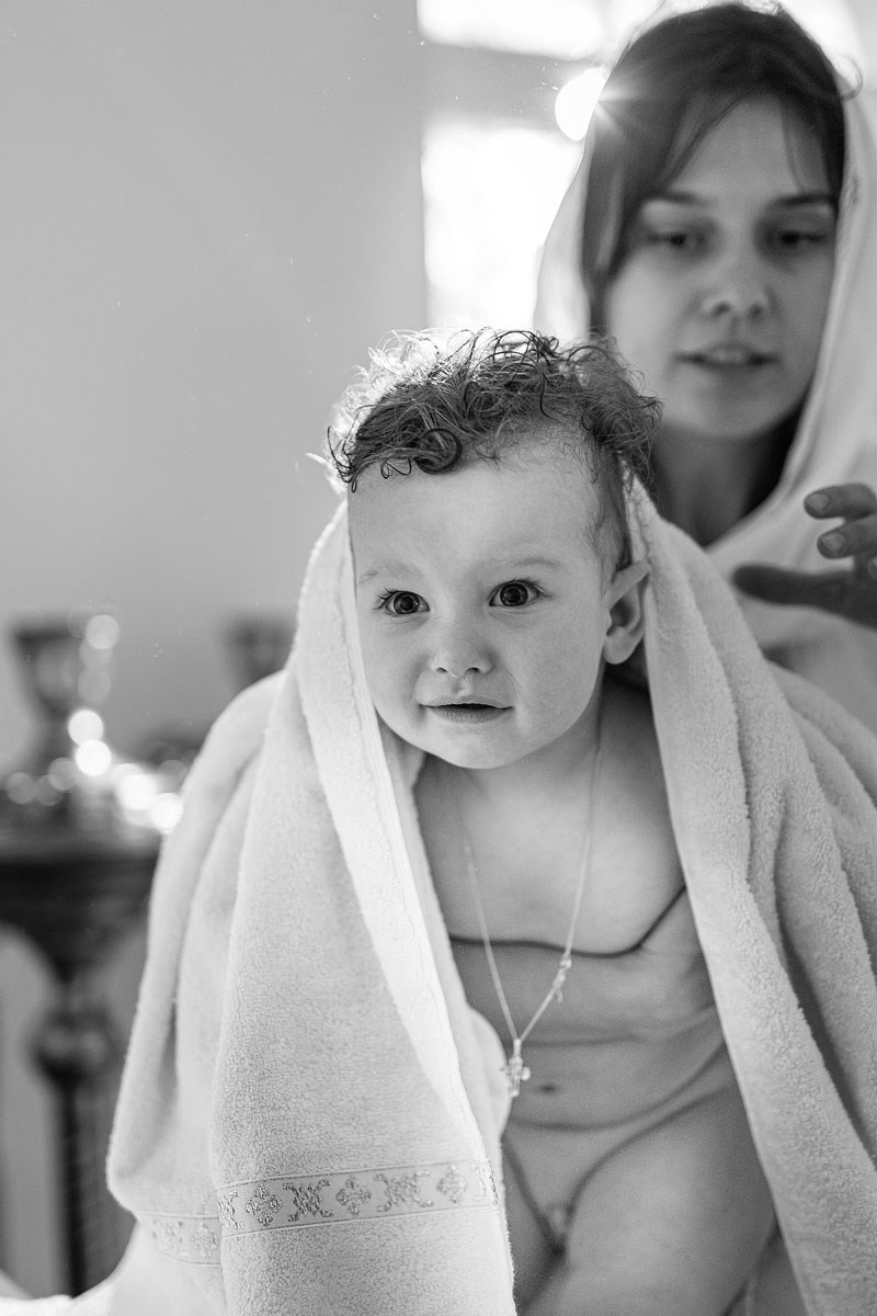 — Таинство Крещения (Чёрно-белый). Детский и семейный фотограф Домодедово