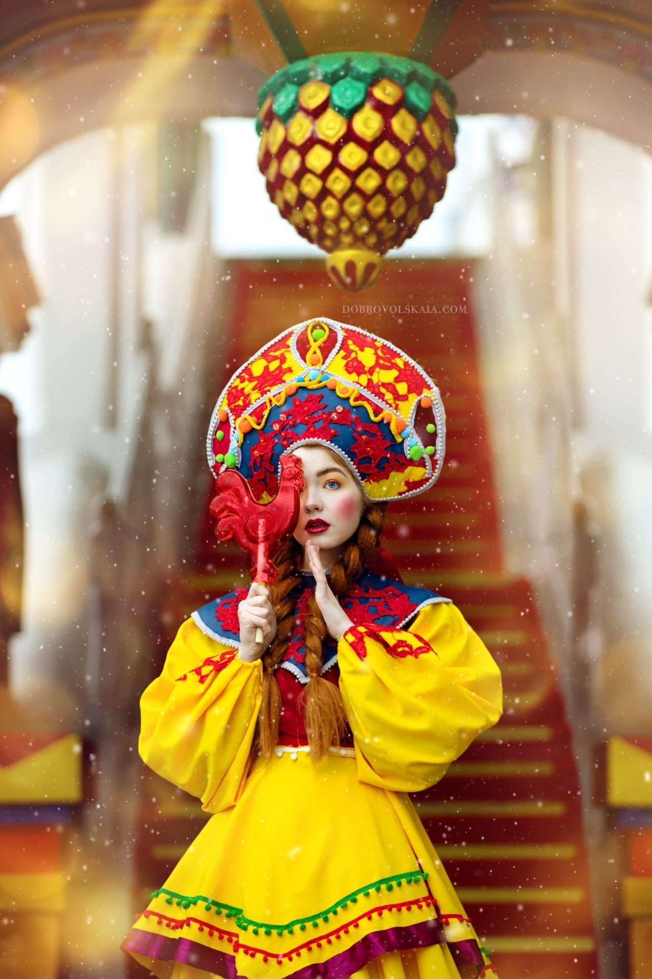 Масленица. Русские народные костюмы в Москве