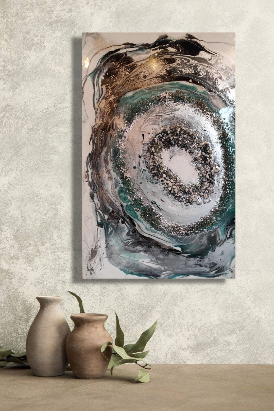 Картина " Воронка времени» 50×80. Художник Виктория Руш из Москвы
