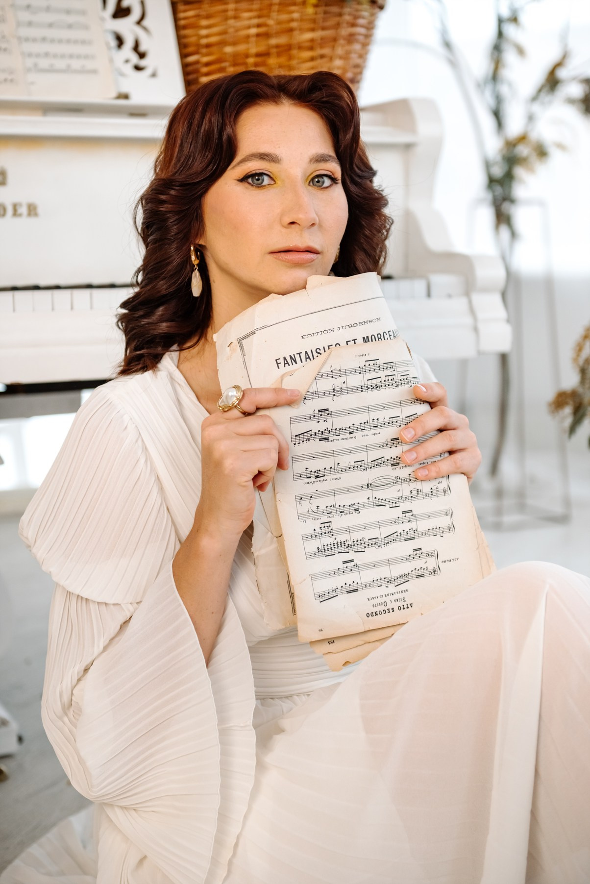 Виктория с мимозой. Свадебный и семейный фотограф в Санкт-Петербурге Елена Худякова