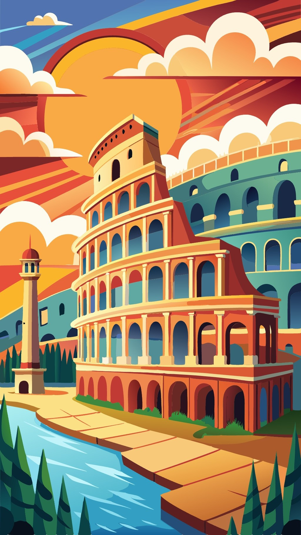 Иллюстрации совместно с ИИ. Grom Design