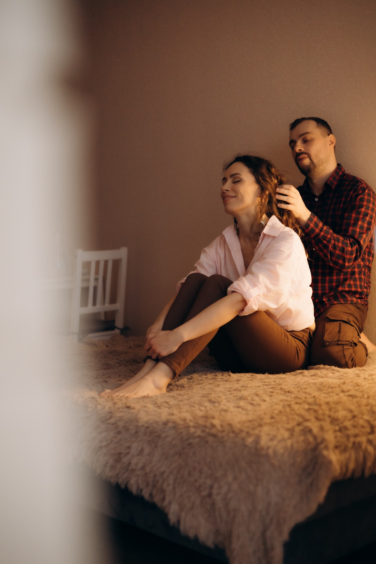 Домашняя фотосессия лавстори. Семейный фотограф в Ижевске Даша Денисова