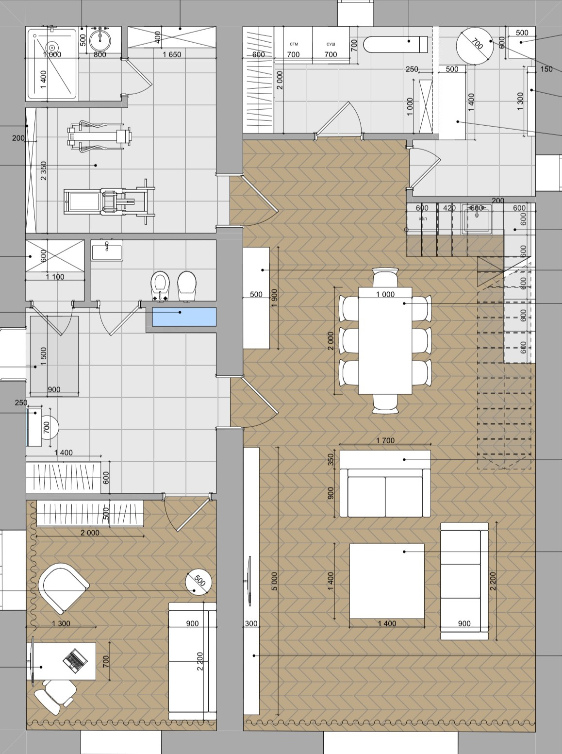 Дом 320 м² для большой семьи в Парижском стиле🤍