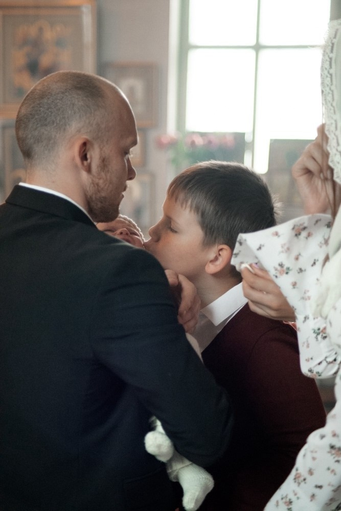 Таинство крещения Демитрия. Семейный и детский фотограф Смоленск