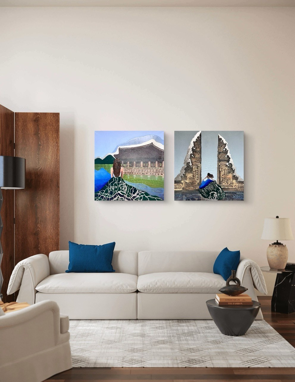 Серия «Волшебница Изумрудного Востока». Картины пейзаж