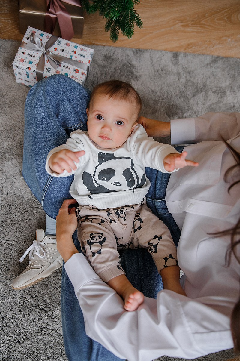 Зимняя фотосессия в студии. Фотограф Олеся Жомер