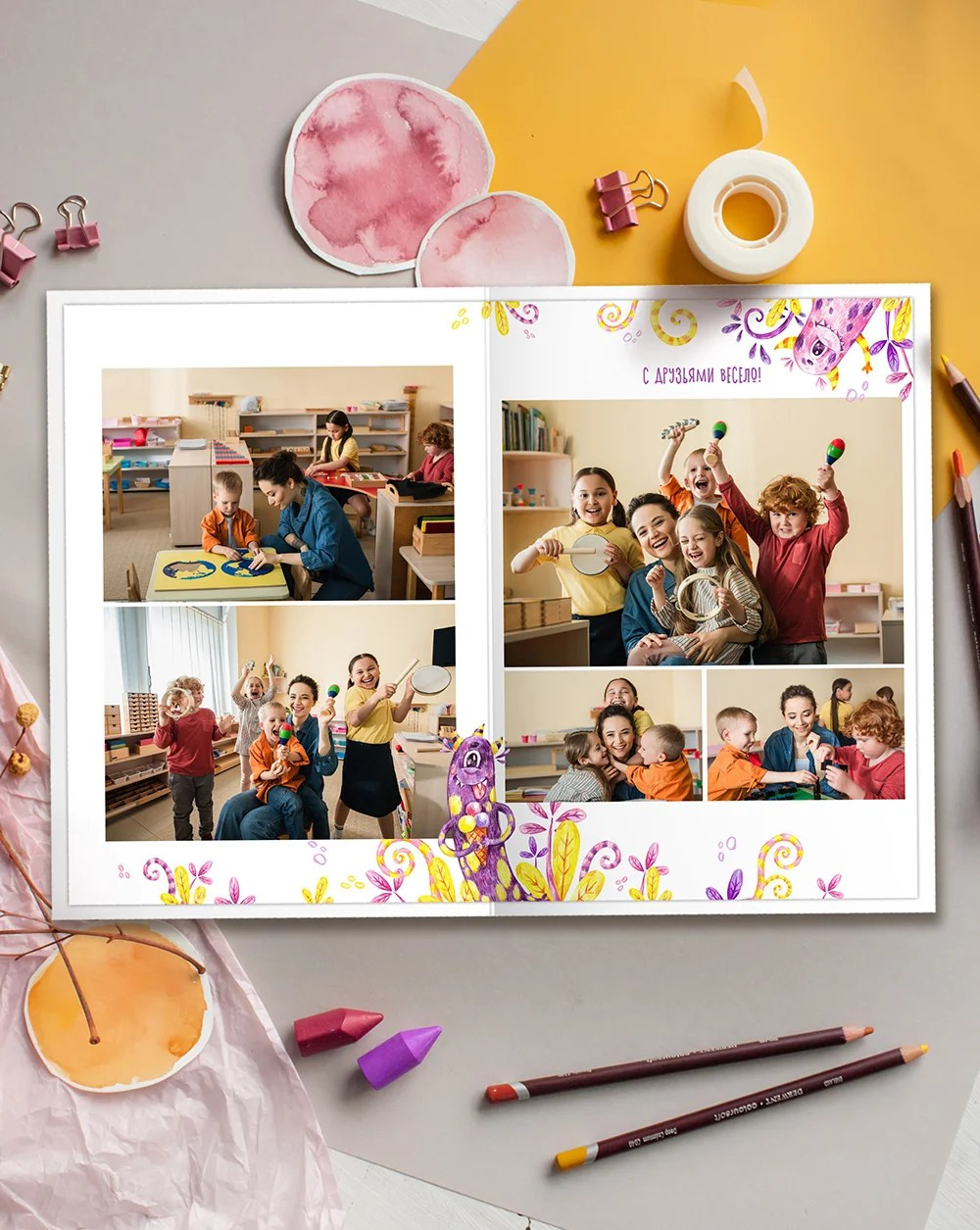 Дизайны фотокниг для детского сада. REPEYBOOK | Выпускные альбомы для детского сада и класса