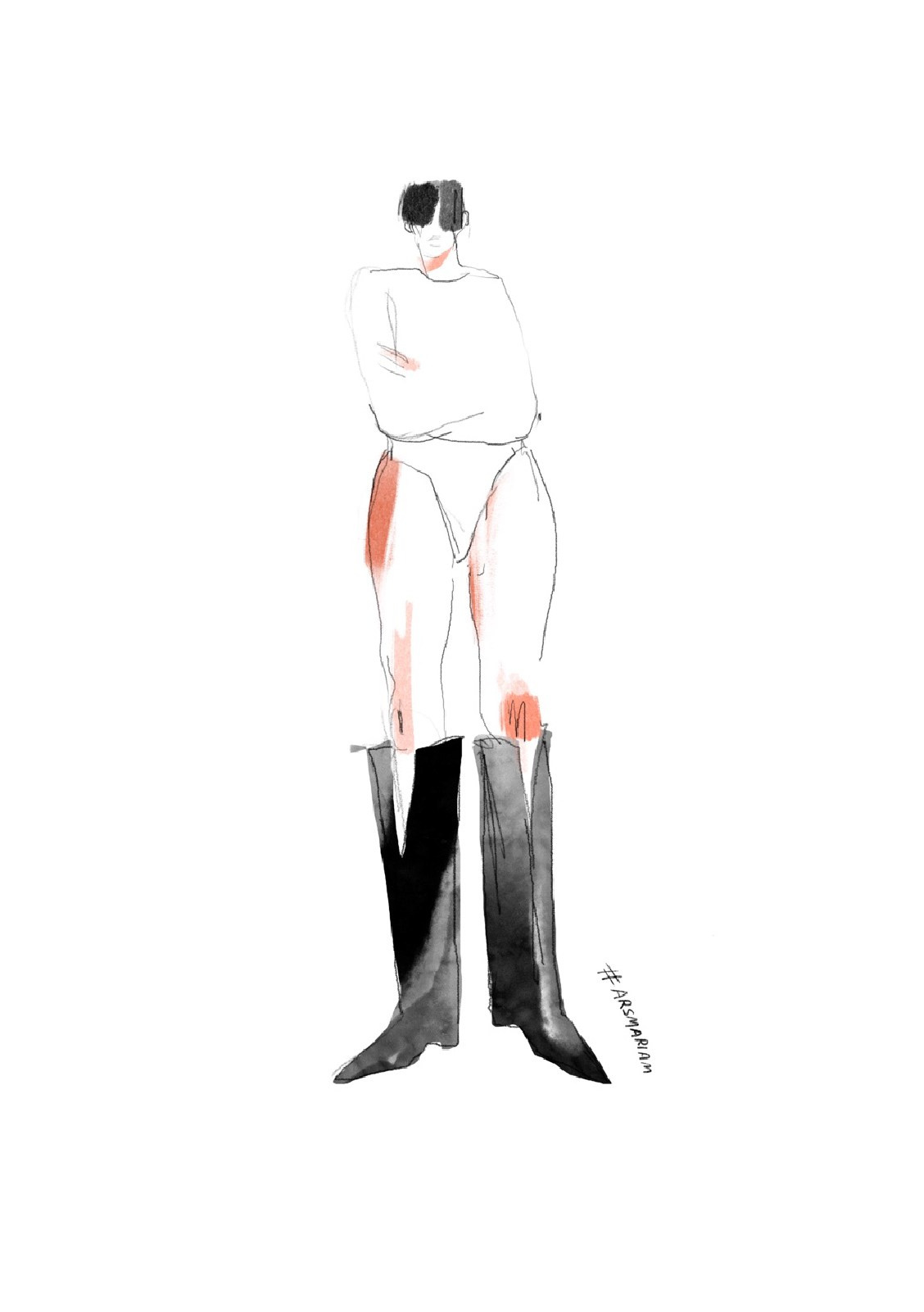 Fashion skethes 2025. Фэшн иллюстратор из Москвы Власенко Мария