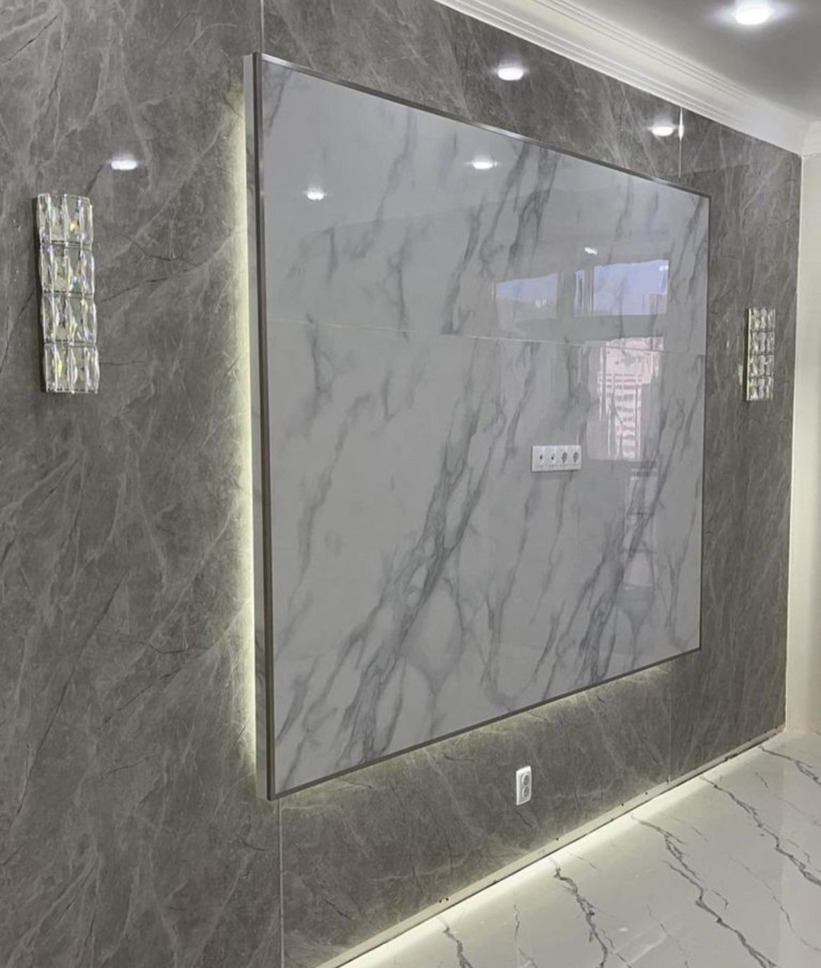 Фото в интерьере. Бамбуковые панели и Гибкий мрамор. Импортер #1 по всей РФ